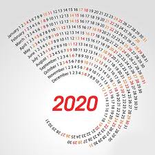 календарная сетка на 2020 год